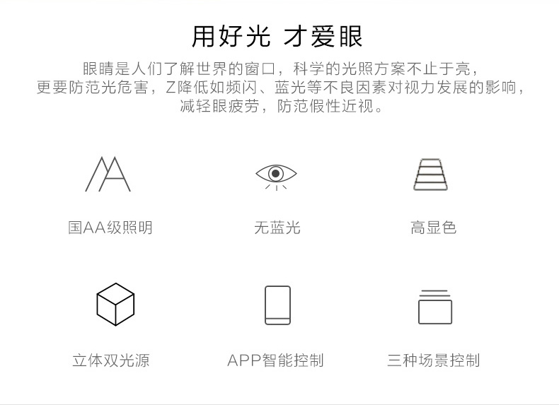华为智选 智能国AA级台灯 双光源 减蓝光护眼 堆料性价比款 图2