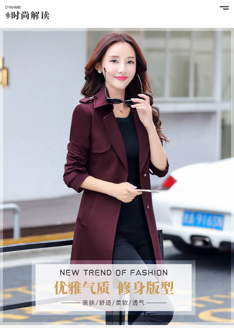 Trench pour femme en Polyester en Polyester - Ref 3226440 Image 10