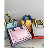 Японский шоппер, летняя мультяшная вместительная и большая сумка на одно плечо