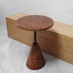 Nordic Simple Small Round Table Popular Dessert Coffee Shop Solid Wood Dining Table Coffee Table Restaurant Casual Coffee Table Negotiation Table
