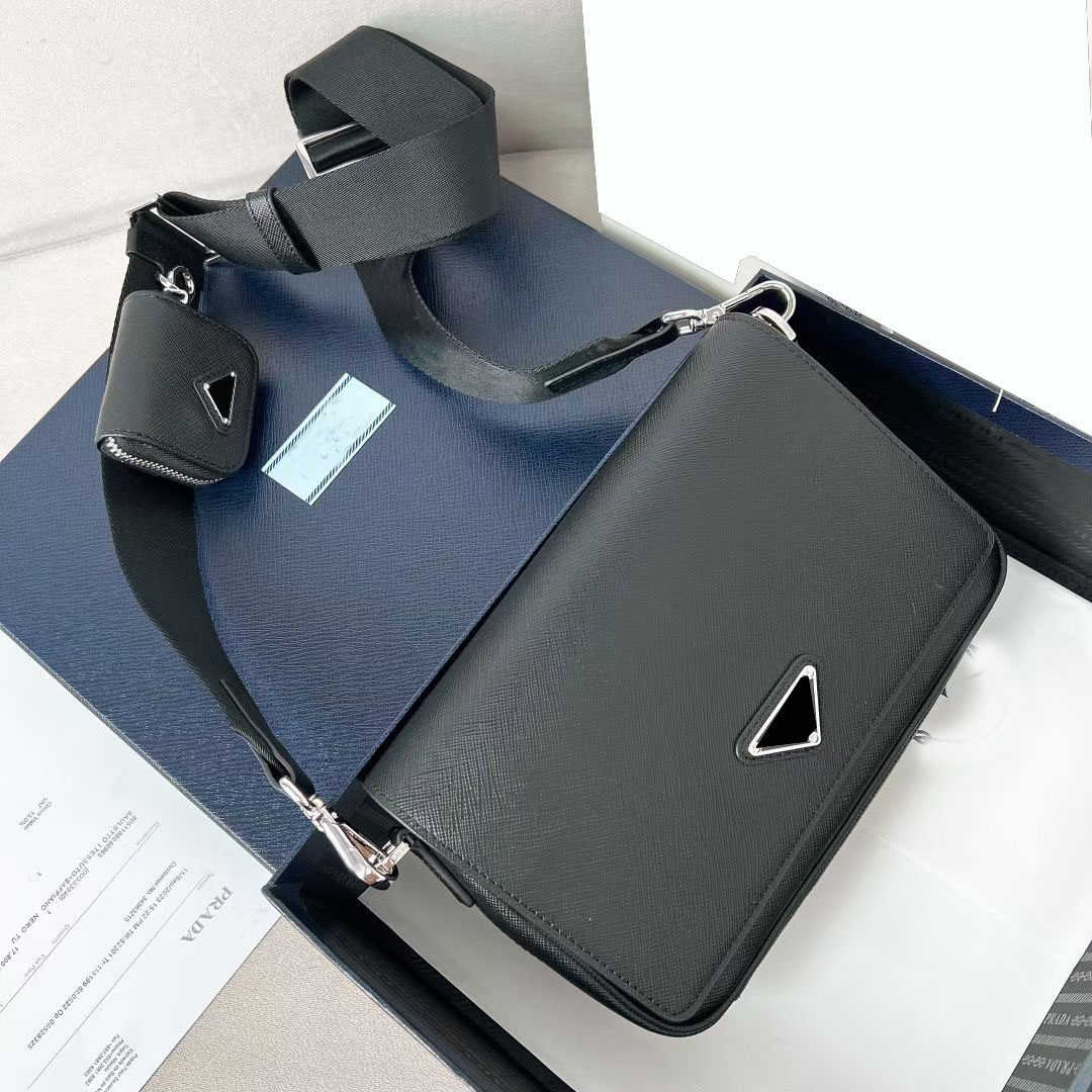 2023 new men's bag men's single shoulder bag slanted satchel fashion men's bag casual male bag genuine leather male 2VD059-Taobao