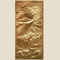 Sandstone reliefs sandstone background wall Villa Exterior Wall Decoration Landscape Relief Hotel Hollow Foyer Sand Sculpture Fresco