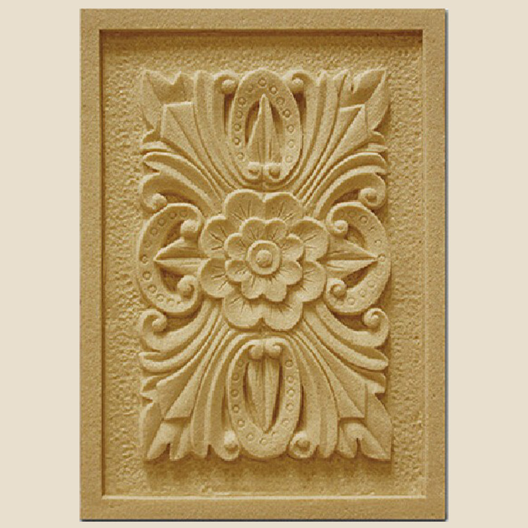 Sand Rock Reliefs Custom Sandstone Background Wall Villa Courtyard Exterior Wall Decoration Carved plate Outdoor resin sand sculpted brick