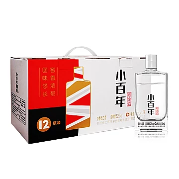 百年糊涂52度金装小百年100ml*12瓶