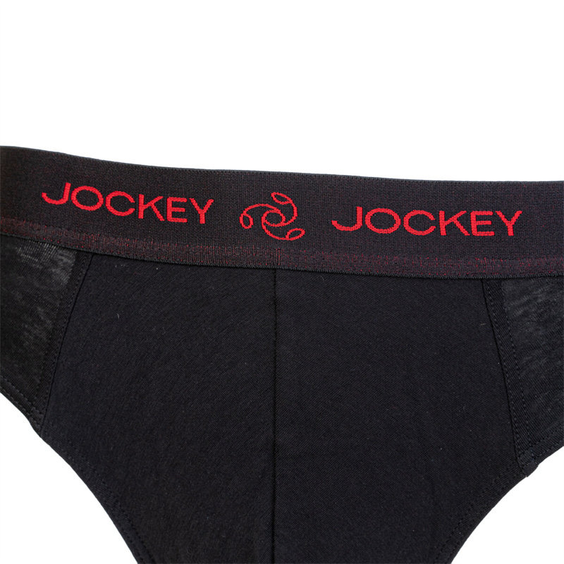 Мужской треугольник белье jockey男士内裤纯棉三角纯色弹力2盒中腰正品紧身防磨潮浅色裤头
