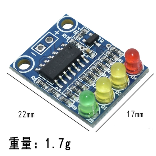 4-битный индикатор электроэнергии светодиодный свет xd-82b 12v батарея батарея 4-сегмент индикатор модуля электрического объема