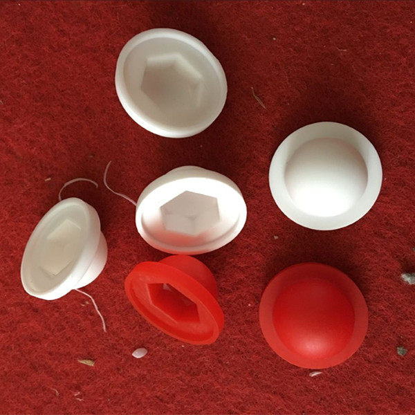 (M8*13*14) can be used to protect the flange screw nut protective cap PE with gasket large round edge cap