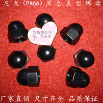 M4M5 M6 M8 M10 M12 M14 M16 Plastic black cover nut Nylon Black cover female decorative cap