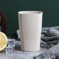 Квадратный, бежевый, 350 мл