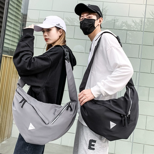 Японская сумка через плечо, вместительная и большая трендовая сумка на одно плечо, спортивная сумка