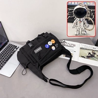 Черный значок, серебряный комплект, космическая подвеска, 5 шт