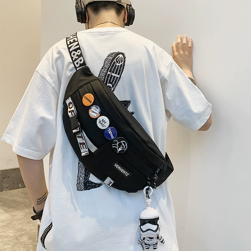 Мужская нагрудная сумка, водонепроницаемая сумка, сумка на одно плечо, поясная сумка, сумка через плечо для мальчиков, для средней школы