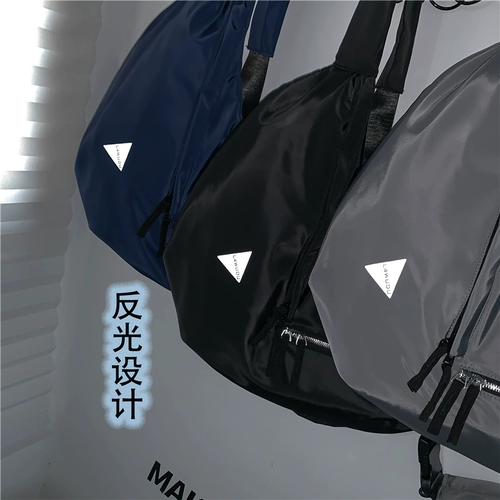 Японская сумка через плечо, вместительная и большая трендовая сумка на одно плечо, спортивная сумка