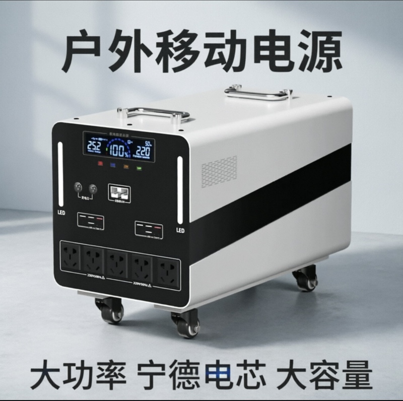 2026 New Model 220V Outdoor Mobile Power Supply, High-Power Portable Large-Capacity Camping Stall Power Supply for Power Outages and Emergencies 2026 New Model 220V Outdoor Mobile Power Supply, High-Power Portable Large-Capacity Camping Stall Power Supply for Power Outages and Emergencies