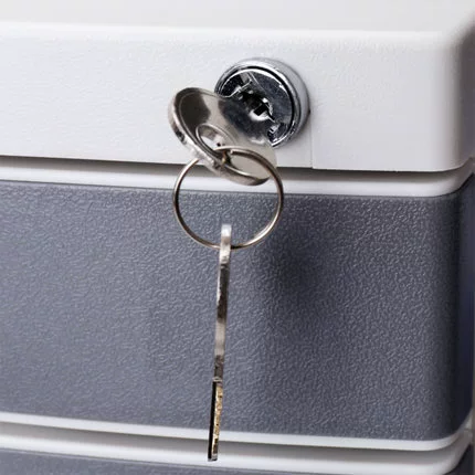 Deli 8855 Пятиветный файловый шкаф на рабочем столе Сортировка пластикового шкафа для хранения шкафа для хранения с шкафом для файла блокировки