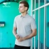Bảy con sói thể thao POLO áo sơ mi nam lưới thoáng khí 2019 hè ngắn tay áo sơ mi cotton cotton áo thun - Áo polo thể thao áo polo dài tay Áo polo thể thao