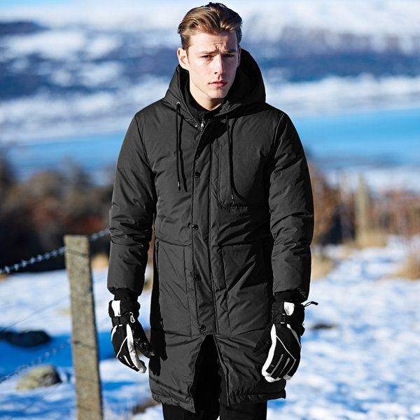 七匹狼 薄款运动休闲中长羽绒服 优惠券折后￥459包邮（￥659-200）2色可选