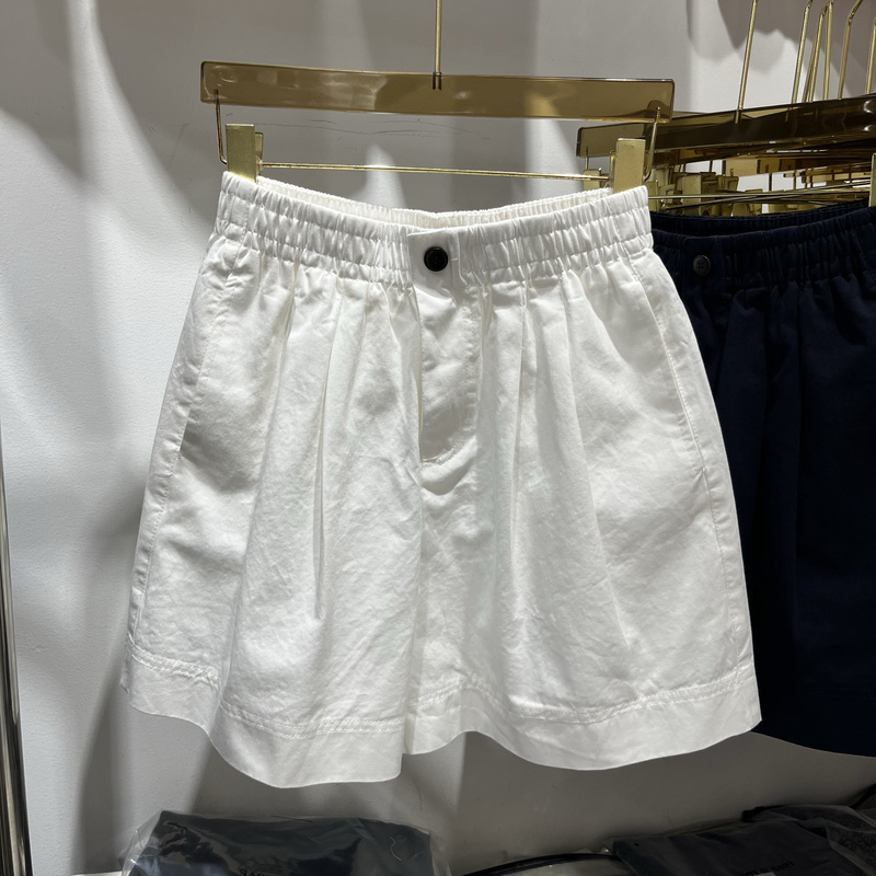 Elastic Waist A-Line Wide-Leg Shorts for Women 2026 Summer New Fashion Simple Loose Slimming Versatile Casual Hot Pants
