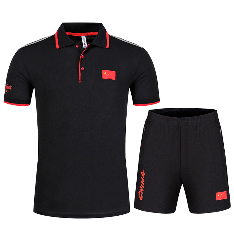 Table Tennis Suit Suit Men And Women's Speed Dry Breathable Children Ping Pong Jersey National Team Badminton Sportswear Custom