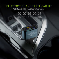 On-board MP3 Bluetooth player hands-free Phone u disc car with music cigarette lighter Type-CPD18W Quick charge