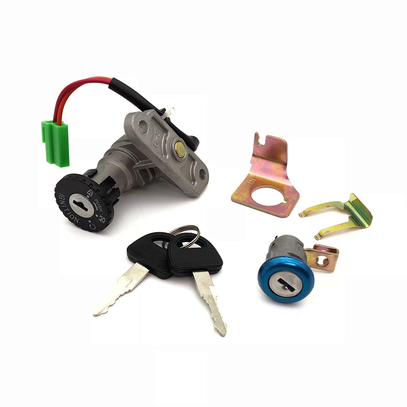 Applicable Suzuki Syracuse 110 Beam Locomotive Jacket Lock QS110-A B C Electronic door lock FD110 sleeve lock UEFA Euro II