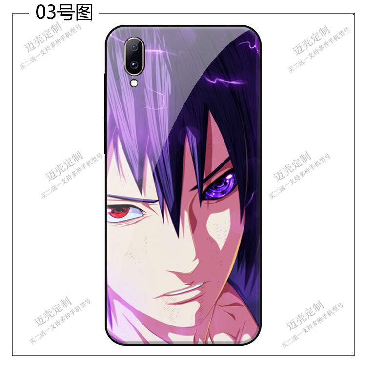 VIVOy97 93 Sasuke 85 83 Anime 79 71 67 66 Mobile Shell Kính cường lực Gương Naruto - Phụ kiện điện thoại di động ốp điện thoại cute