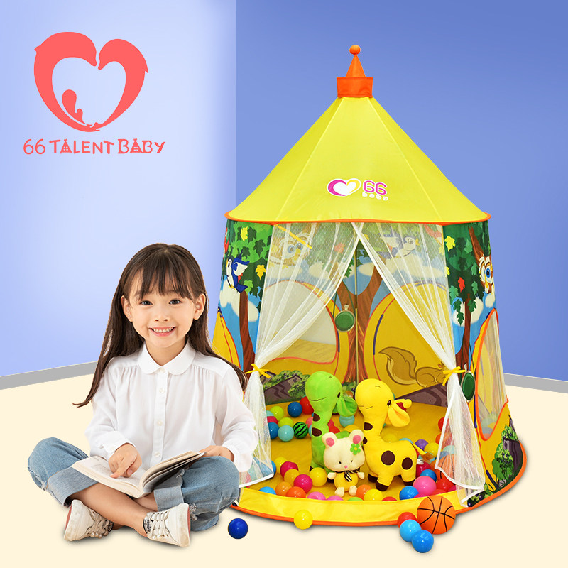 Children's Tent Castle Game House Indoor Baby Toys House Ocean Ball Pool Princess House Owl