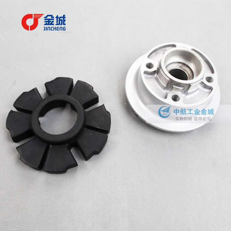 Jincheng curved beam locomotive SJ110-E-F tianrun buffer block JC110-19V large chain disc mounting seat buffer body