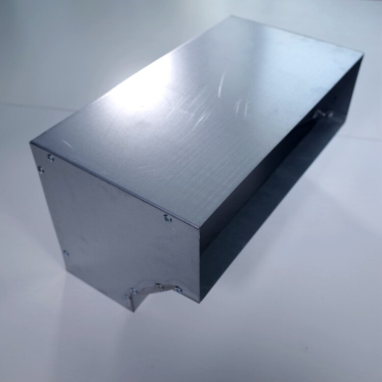 Zinc plated plate Lower wind elbow ventilator coil special ultra-value horizontal concealed flat out wind to change out