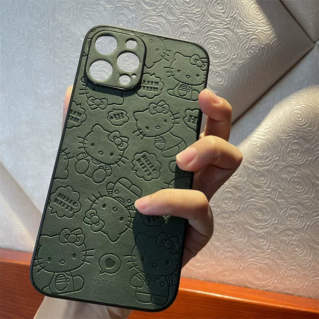 Кейс по мотивам Hello Kitty для iPhone 14 13 12 11 Pro M