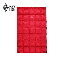 Black ice single winter warm goose down by outdoor travel light portable duvet with envelope style fluffy 700
