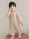 Children's pajamas autumn long-sleeved 2025 new boys striped jumpsuit baby autumn anti-cold sleeping bag