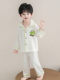 Boys' Cartoon Dinosaur Home Clothes Set Kidsren's Ice Silk Spring and Summer Long-Sleeved Casual Cool Loose Air-Conditioned Pajamas