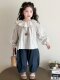 Girls' Spring Outfit Stylish Set 2025 New Children's Doll Shirt Casual Fashionable Two-Piece Set Forest Style Baby Spring Outfit