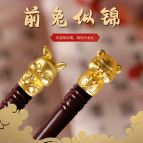 Baby zodiac rabbit and tiger year fetal hair brush baby preservation collection gift box souvenir diy self-made gift