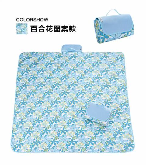 Ngoài trời Oxford vải outing bãi cỏ thảm thảm ẩm ướt dã ngoại dày lên di động gấp - Thảm chống ẩm / Mat / Gối khăn trải đi picnic
