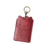 Мультяшный ультратонкий чехол для проездного и картхолдер, из натуральной кожи