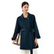 ຊັ້ນສູງຂອງແທ້ 100% cashmere cape hand-stitched double-sided cashmere coat for women ຂະຫນາດນ້ອຍມີຂົນຂົນສັດມີກິ່ນຫອມ 101801