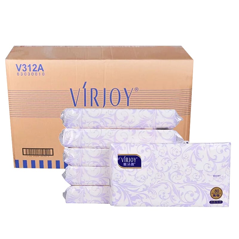 V312A Napkins Original Pack of 96 Packs, 2-Ply, 80 Sheets Per Pack, Soft Tissue Paper from Jiangsu, Zhejiang, and Shanghai