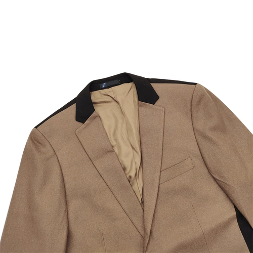 Демисезонный модный шерстяной пиджак классического кроя, куртка для отдыха, облегающий крой