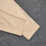 Летние тонкие эластичные хаки штаны, облегающий крой, свободный прямой крой