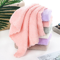 Baby wash face towels ultra soft coral suede towel baby saliva small towel super absorbent rubbing hand towel