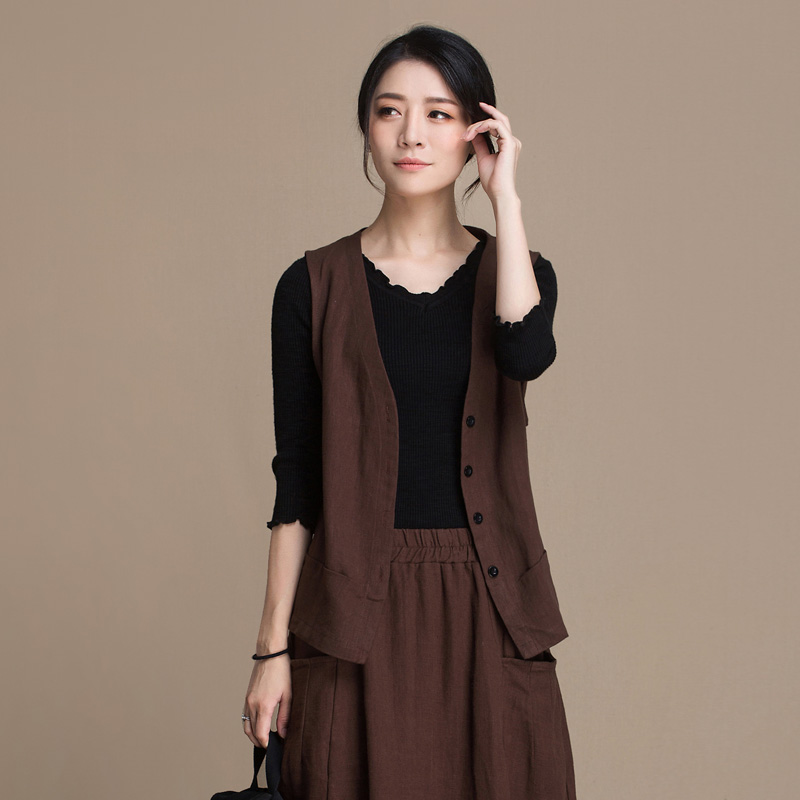 Débardeur hiver femme en Chanvre - Ref 3176043 Image 3