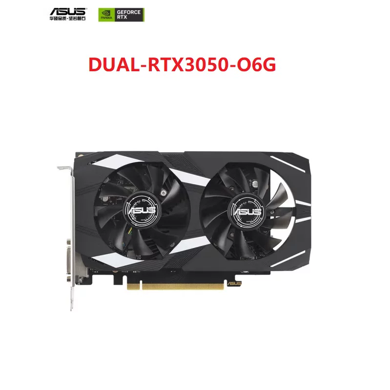 Asus/ DUAL-RTX3050-O6G/O8G V2 Snow Leopard E-sports игровый настольный графический ускоритель