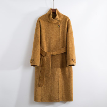 Virgin wool wool coat for women