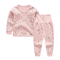 Baby Autumn Clothes Autumn Pants Suit Baby Pure Cotton High Waist 0 Children Underwear 1 Warm 2 Year Old 3 Men And Women Children Full Cotton Pyjamas