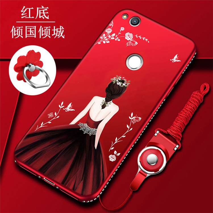 Huawei vinh quang 8 phiên bản thanh niên vỏ điện thoại di động Vỏ mềm silicon PRA-AL00X ALOO vinh dự tám dây buộc lite TL1O bảo vệ huawei vào danh dự nhẫn 8lite kim cương khen ngợi - Nhẫn nhẫn nam kim cương