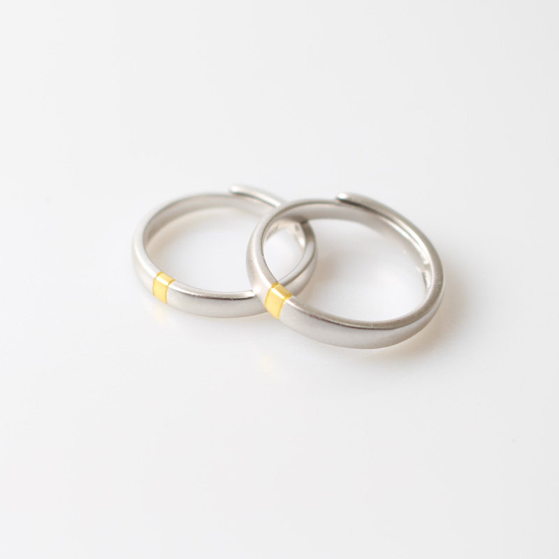 Years leave a ray of sunshine for couples to ring S925 sterling silver to save warm heart ring birthday gift Joker