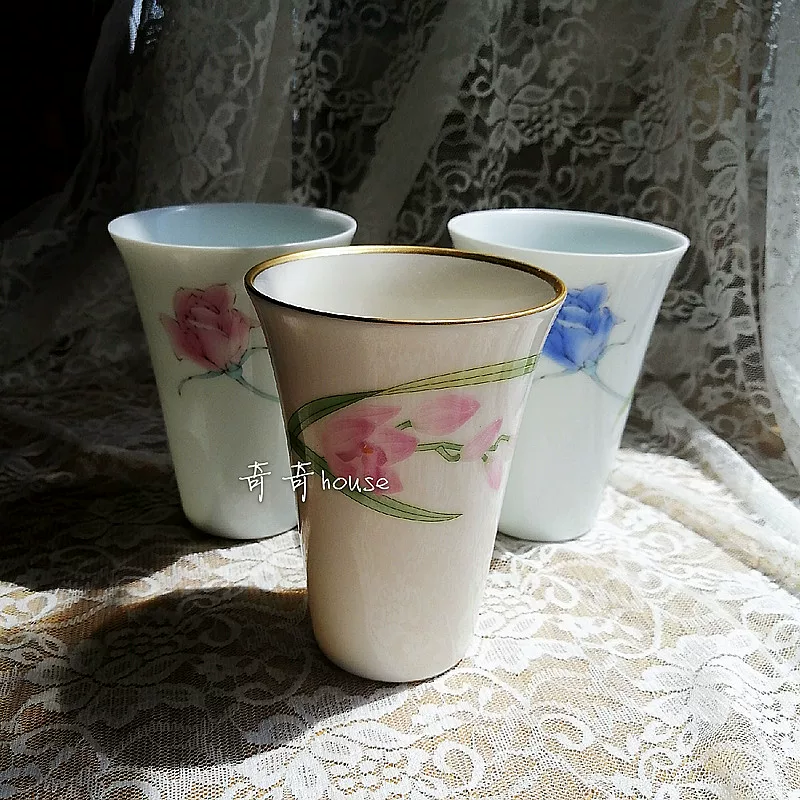 Кружка изbone china для кофе Japan Pandanshe Mint Mint, без оригинальной коробки, доставка бесплатно