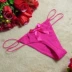 Nóng cám dỗ sexy phụ nữ dễ thương đồ lót cotton đai kép quần lót cạp thấp thong ST4947 - G-string G-string